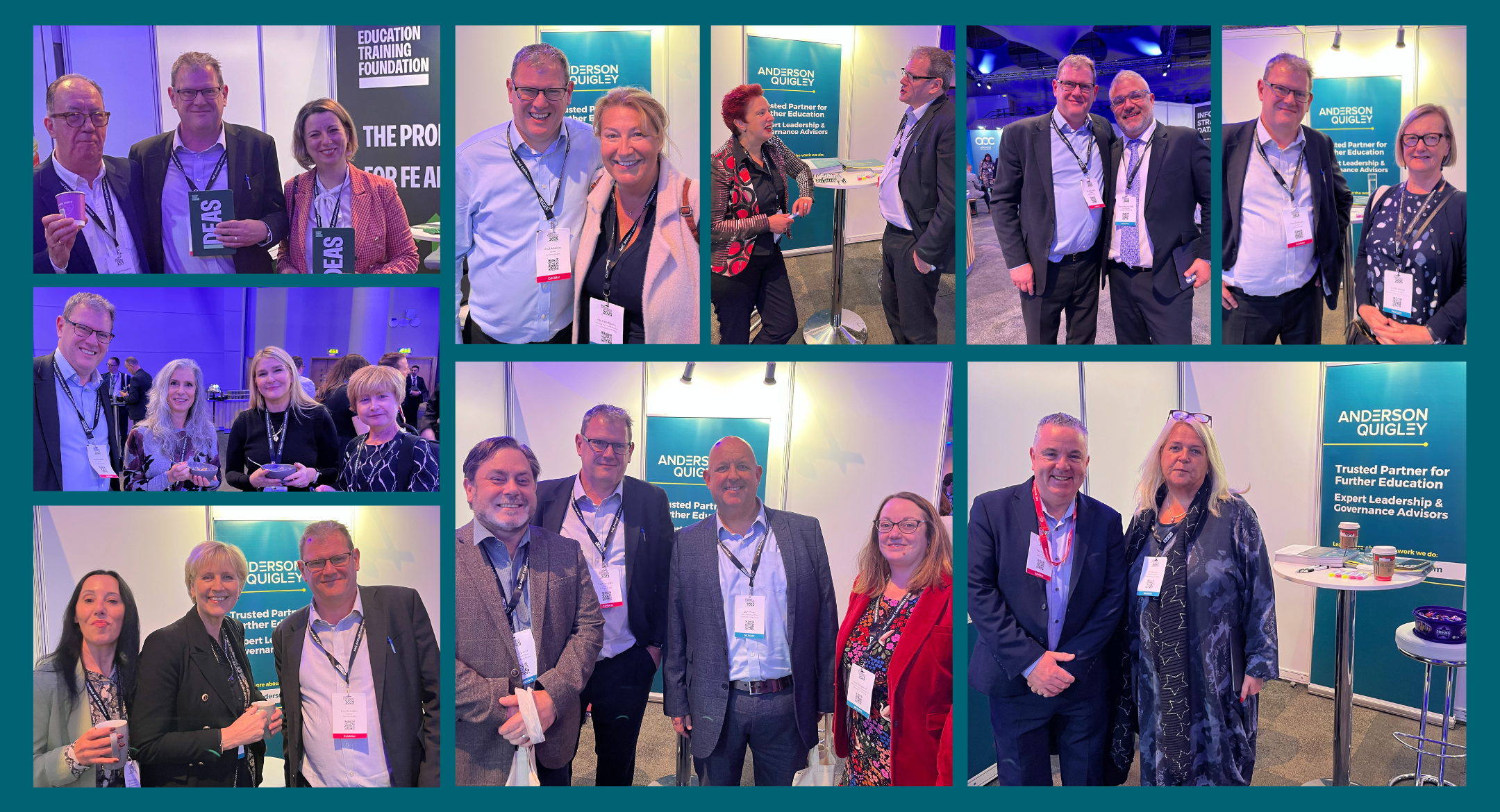 Anderson Quigley at the 2025 AoC Conference, focusing on Further Education 